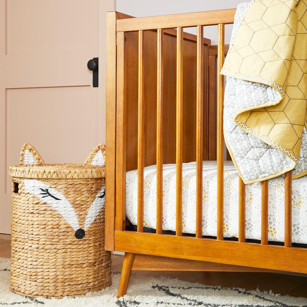 Honeycomb Toddler Comforter Horseradish West Elm UK